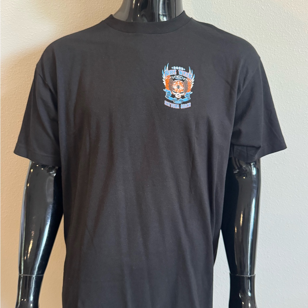 Black Graphic Daytona Bike Week TShirt Black Graphic Daytona Bike Week TShirt